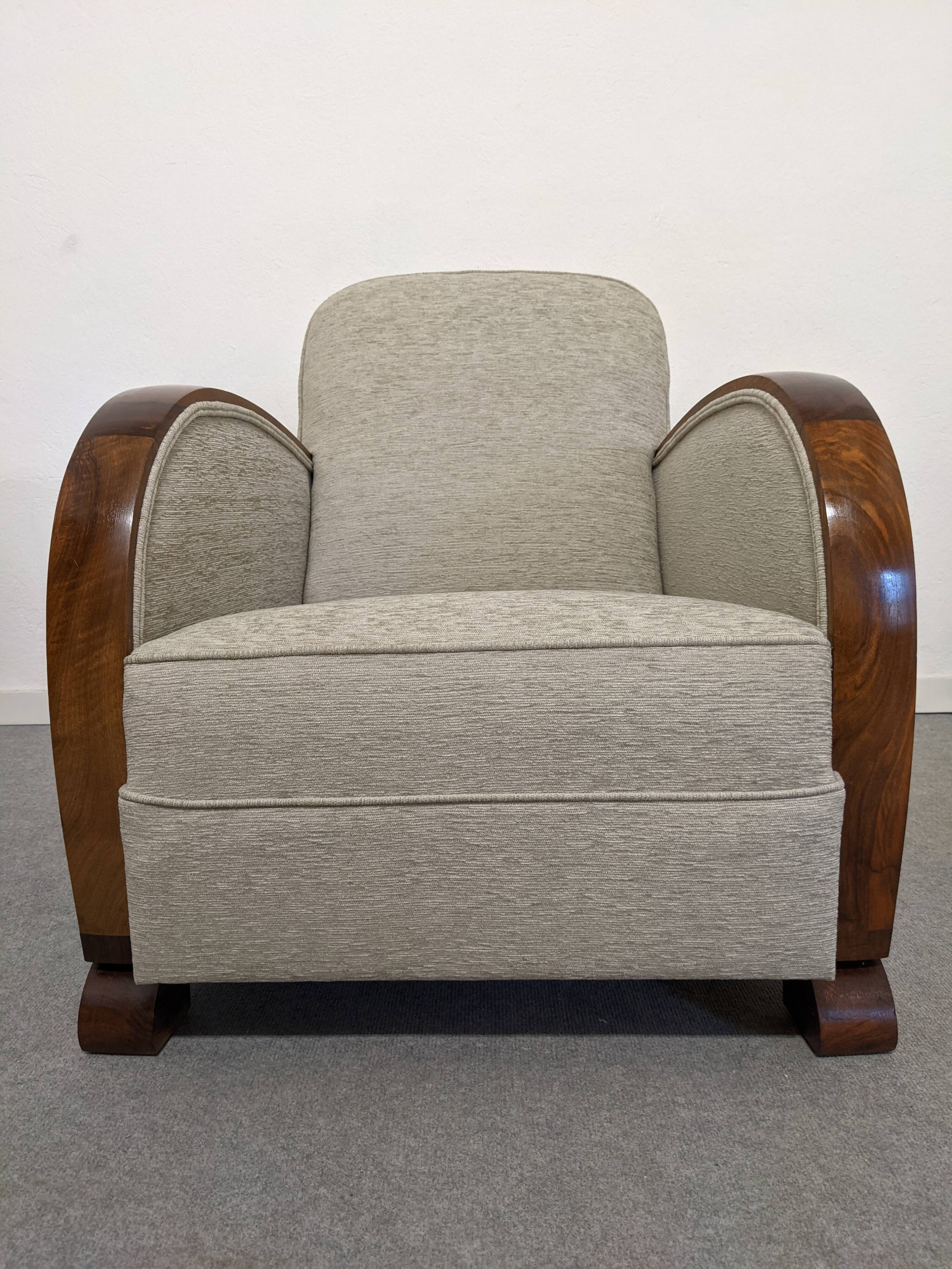Art deco armchair from the 1920s