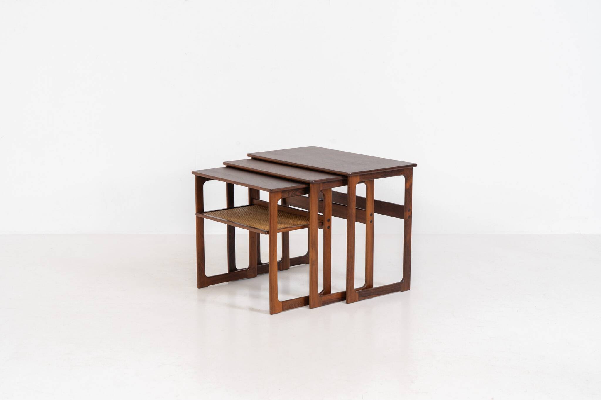 “Model 219” nesting tables by Johannes Andersen & Illum Wickelso