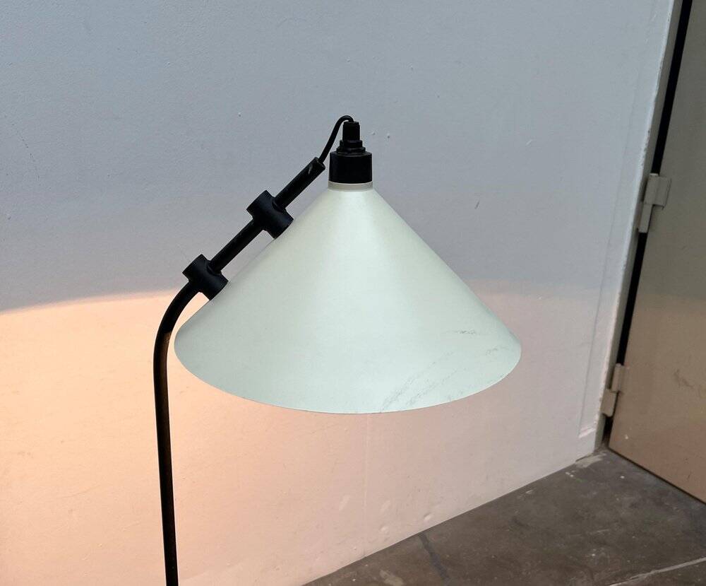 Modern minimalist Danish floor lamp from the mid-century, 1960s.
