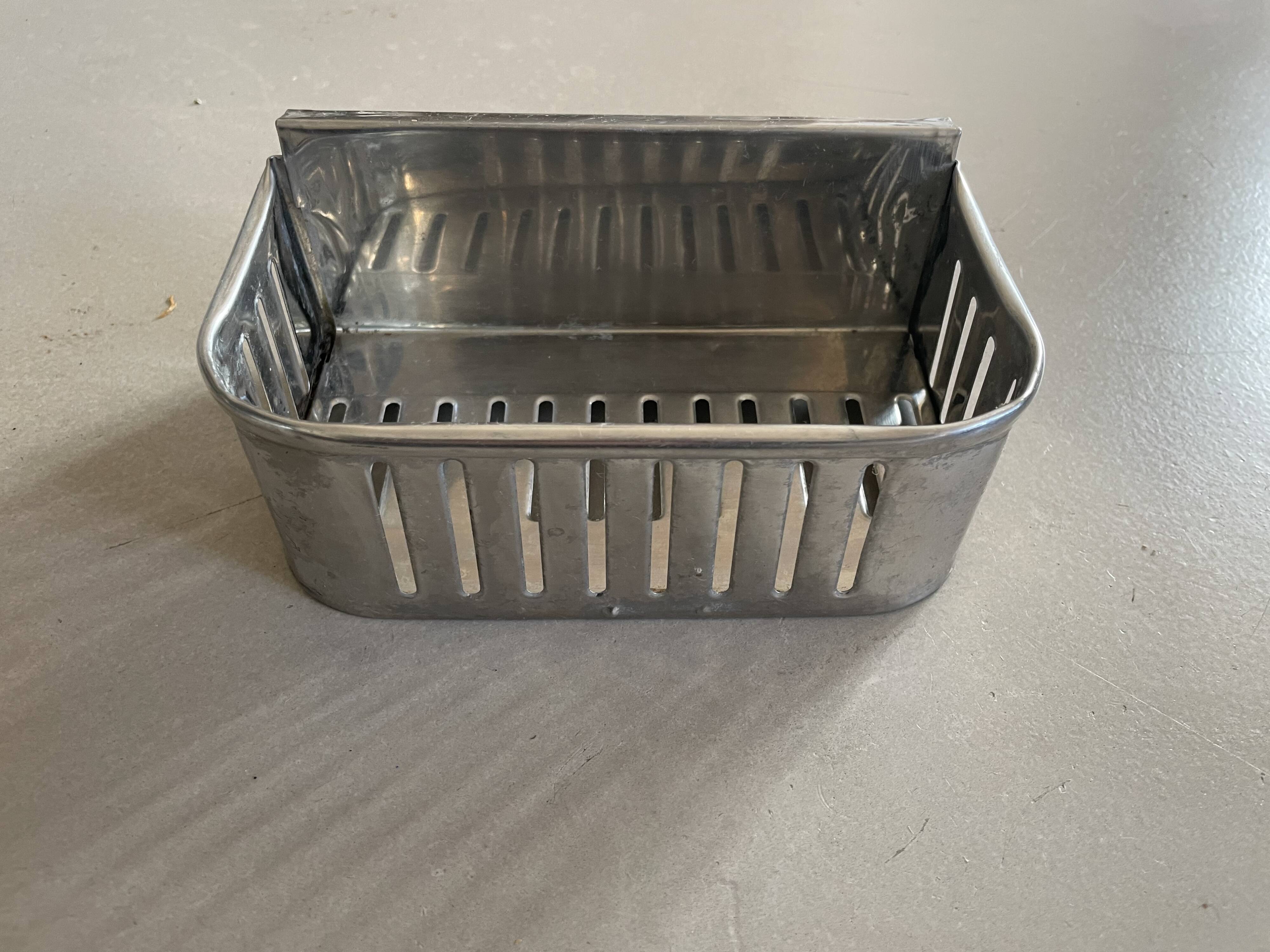 Industrial wall mounted soap dish