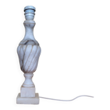 Old marble lamp base