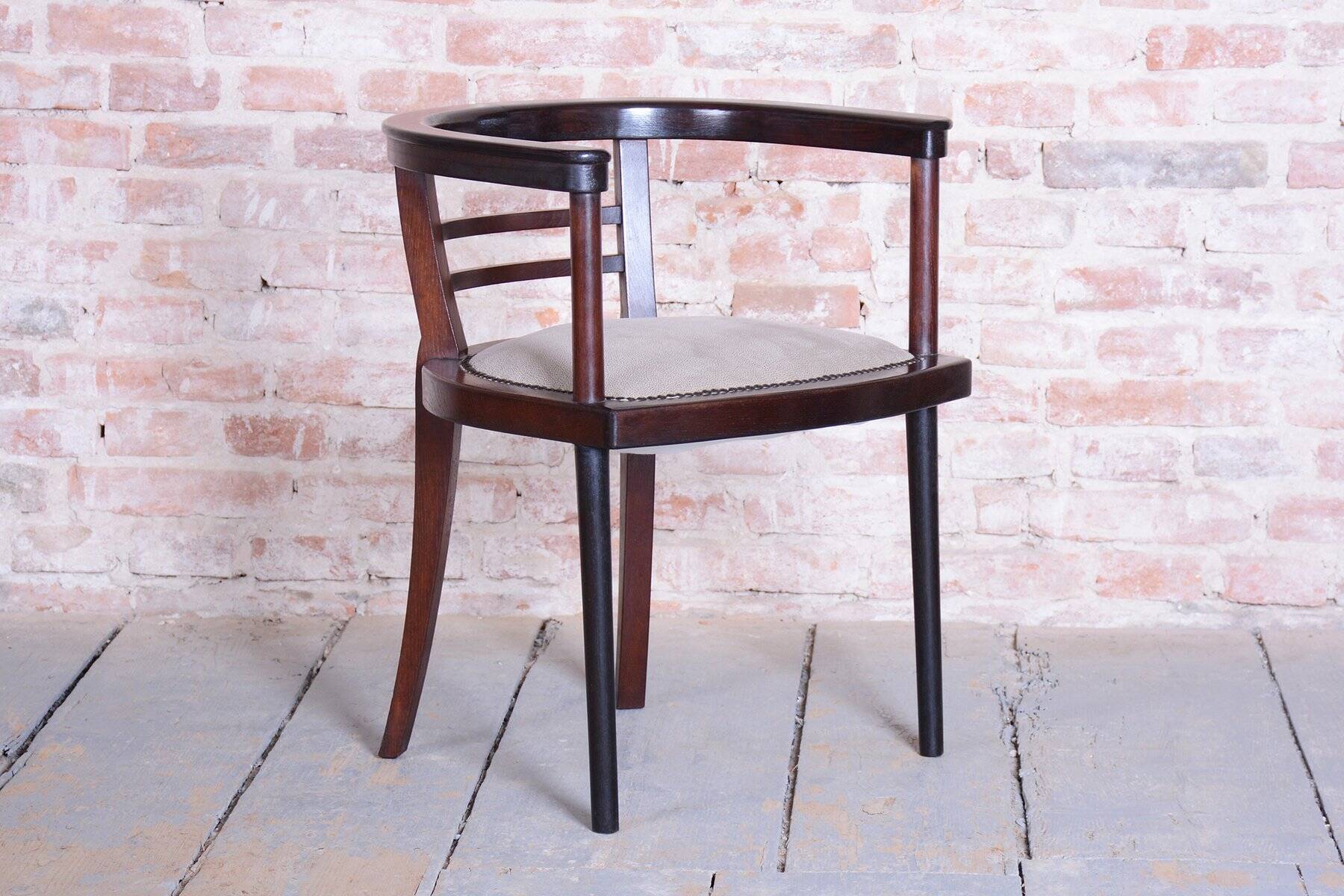 Art Deco Armchair by Josef Hoffmann for Wiener Werkstätte, 1890s