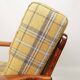 Vintage armchair tartan plaid wool design by Z. Baczyk 1965