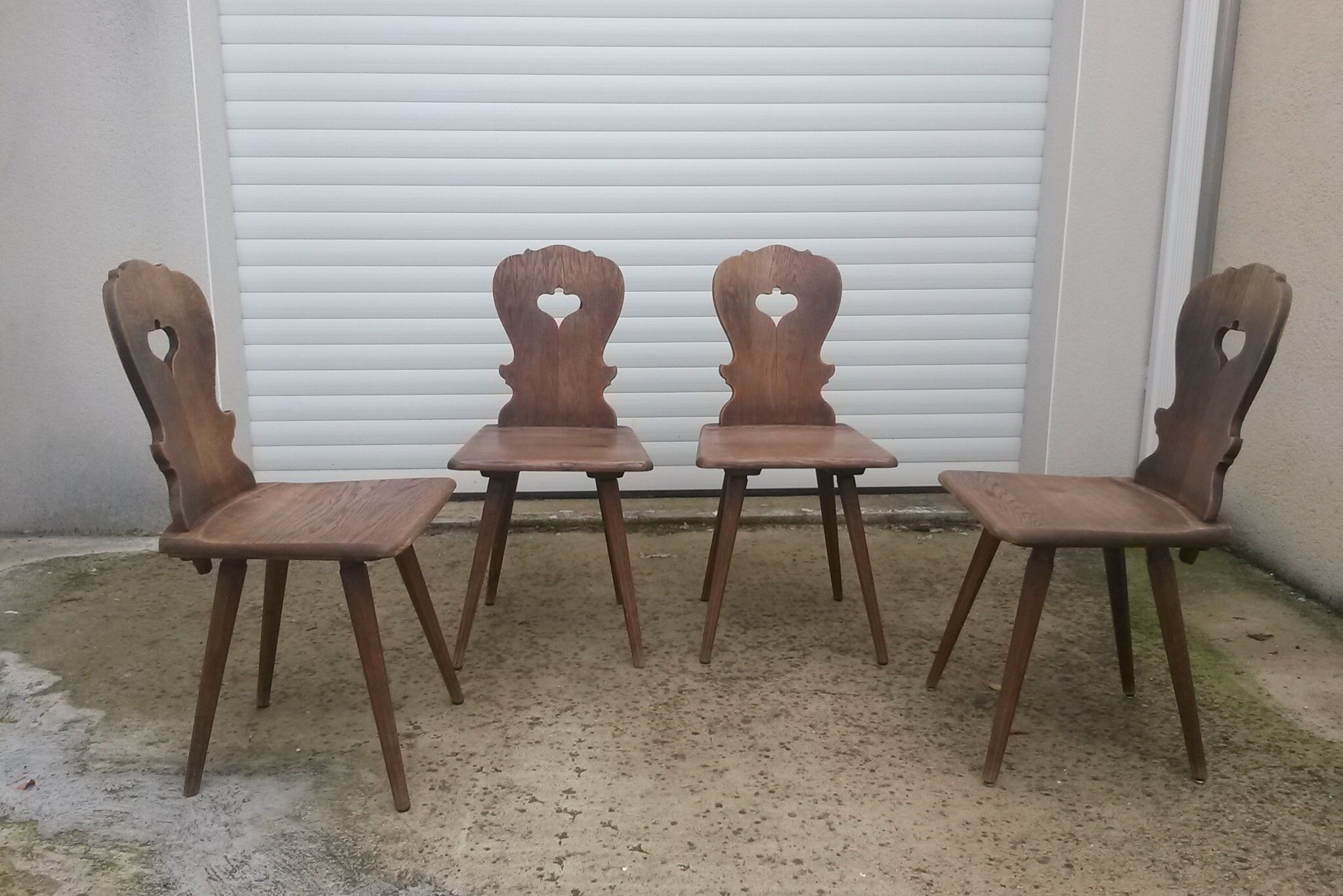 Set of 4 vintage chairs