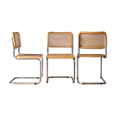 Trio of Breuer B32 chairs