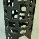 Marcello Fantoni brutalism metal lamp, 1960's