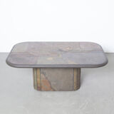 Table basse en béton Paul Kingma marron