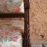 wooden armchair