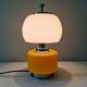 Italian glass table lamp, 70s