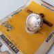 Bouton meuble vintage style Louis XV doré à l' or fin