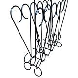 Openwork metalwork newspaper rack, Belgium 1970s