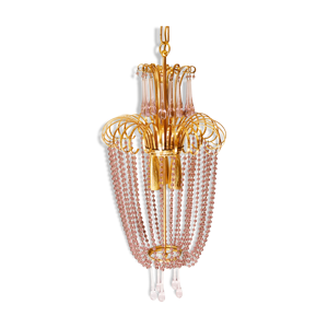 Lustre 50's perles et gouttes de