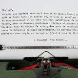 Halda Model P Sweden vintage green typewriter 50