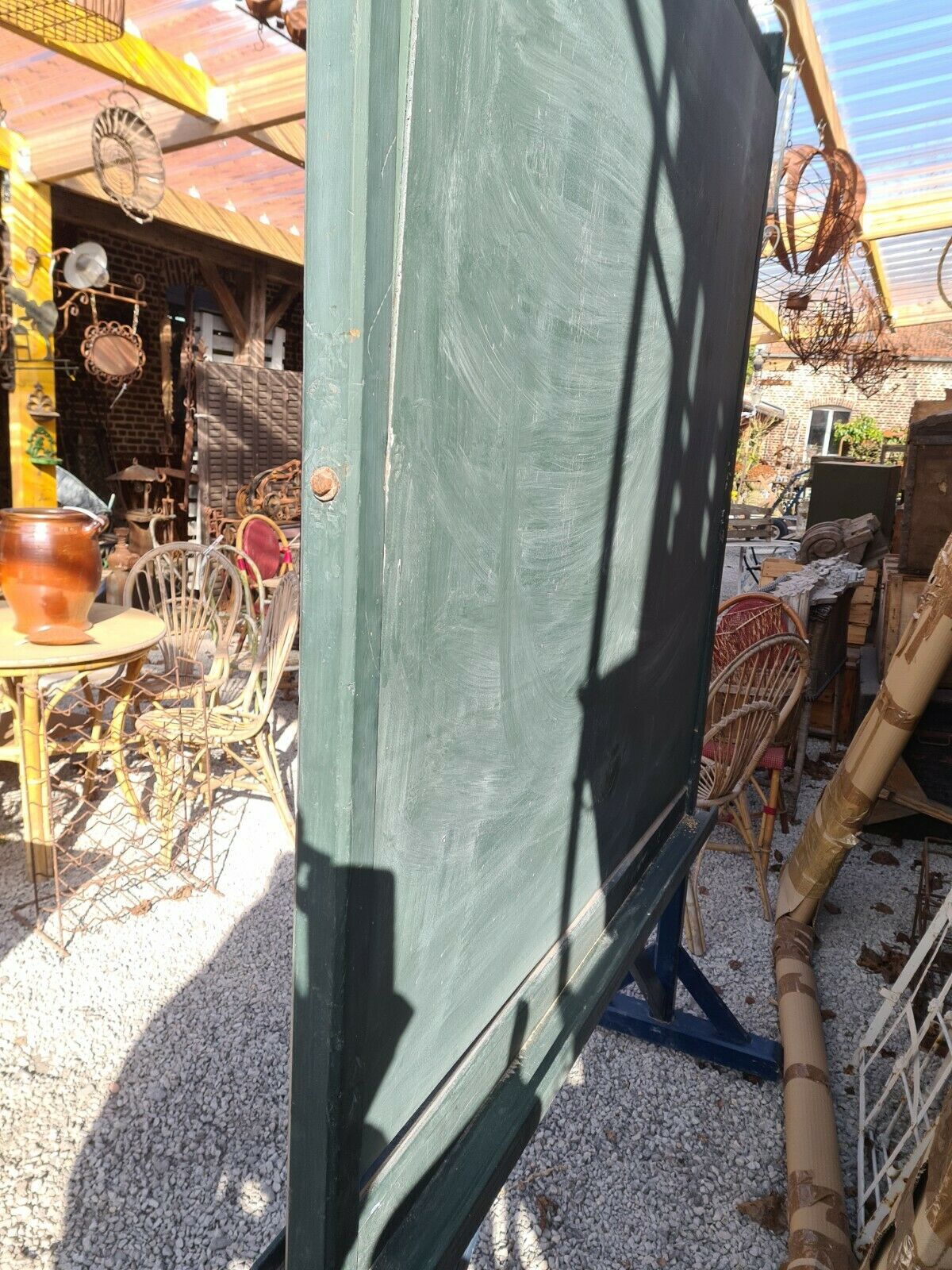 Double-sided wooden school board