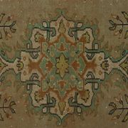 One-of-a-kind turkish handwoven vintage rug - rustic vintage charm 304x 186