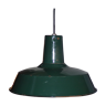 Lampe gamelle tôle émaillé vert