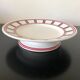Compotier basque porcelaine rouge et bleu