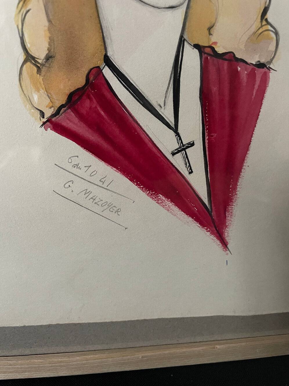 Dessin de mode G Mazoyer