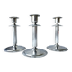 Set de 3 bougeoirs en inox