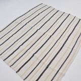 Turkish Striped Anatolian Hemp Kilim sku 3662