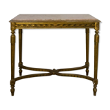 Table d'appoint, style louis xvi, bois doré, xixème siècle