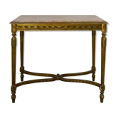 Table d'appoint, style louis xvi, bois doré, xixème siècle