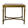 Table d'appoint, style louis xvi, bois doré, xixème siècle