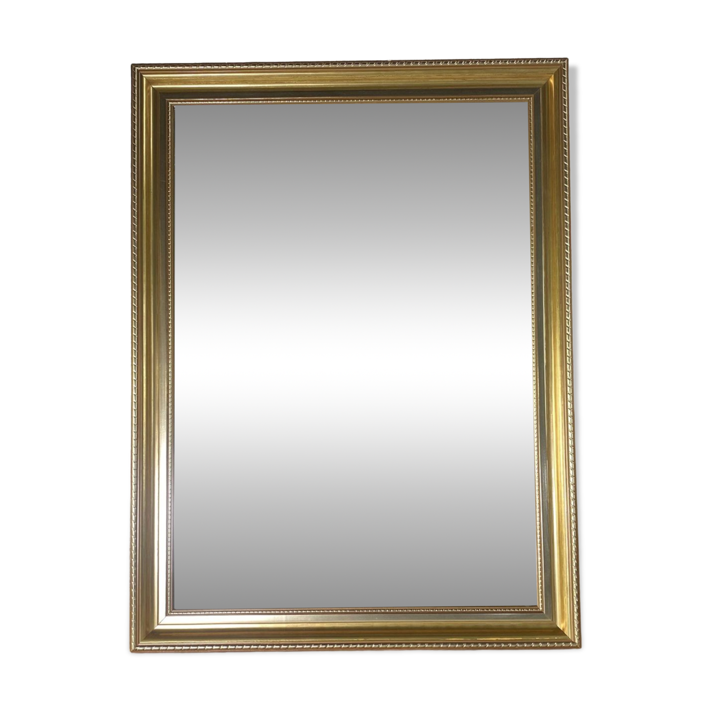 Gold Beveled Mirror