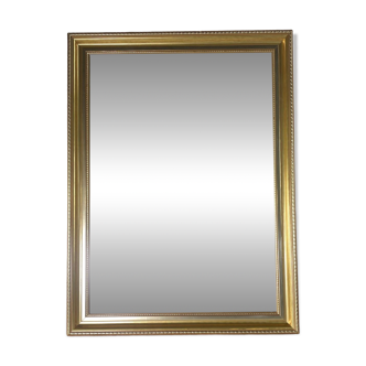 Gold Beveled Mirror