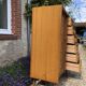 Commode bois et rotin 1/2 armoire
