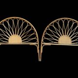 Rattan headboards from the 60s