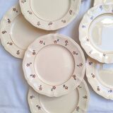 Dessert or starter plates Digoin Sarreguemines