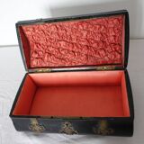 Domed Napoleon III hinged chest by Alphonse Giroux in Paris