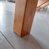 Solid elm coffee table from the 1960s