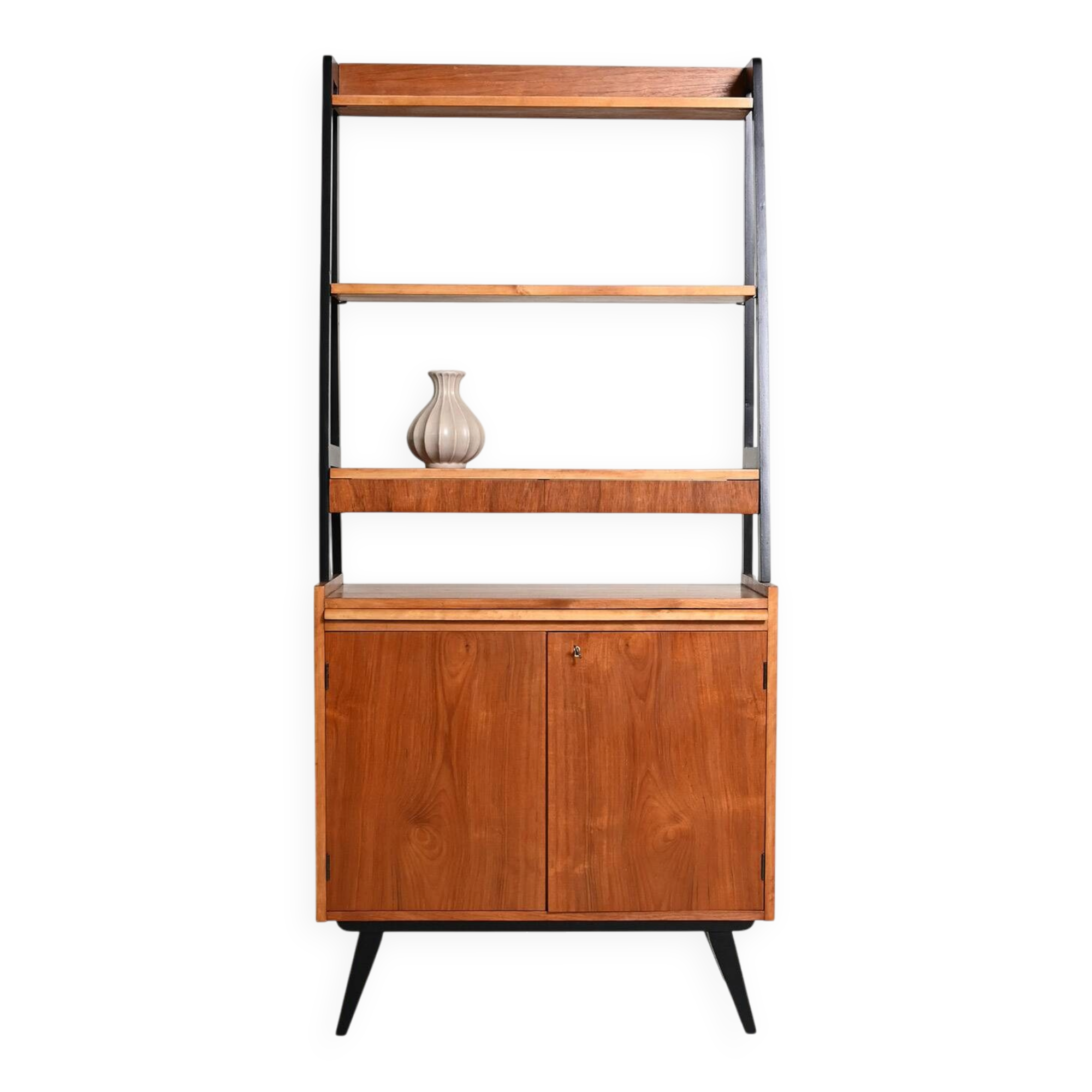 Scandinavian teak bookcase, 1960s