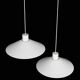 Set of 2 Nordisk Solar Compagni / Christian Hvidt “Trapez” pendant lamps / Danish modern design / 1970s / 1980s