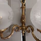 Brass wall sconce 70 years