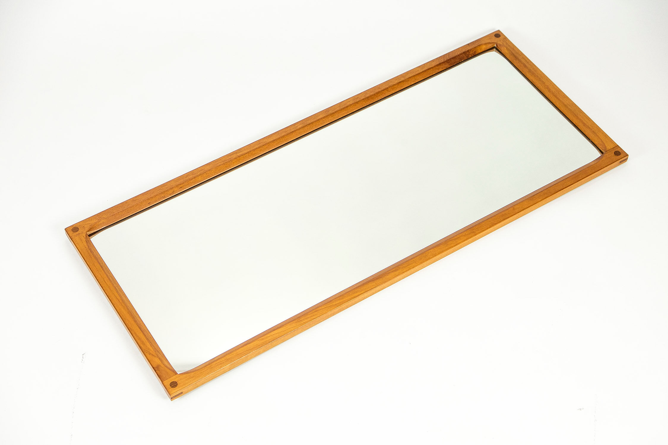 Model No. 165 Teak Mirror by Kai Kristiansen for Aksel Kjersgaard, 1960s