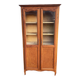 Old light wood display cabinet