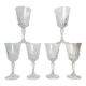 6 verres à eau en cristal Luminarc