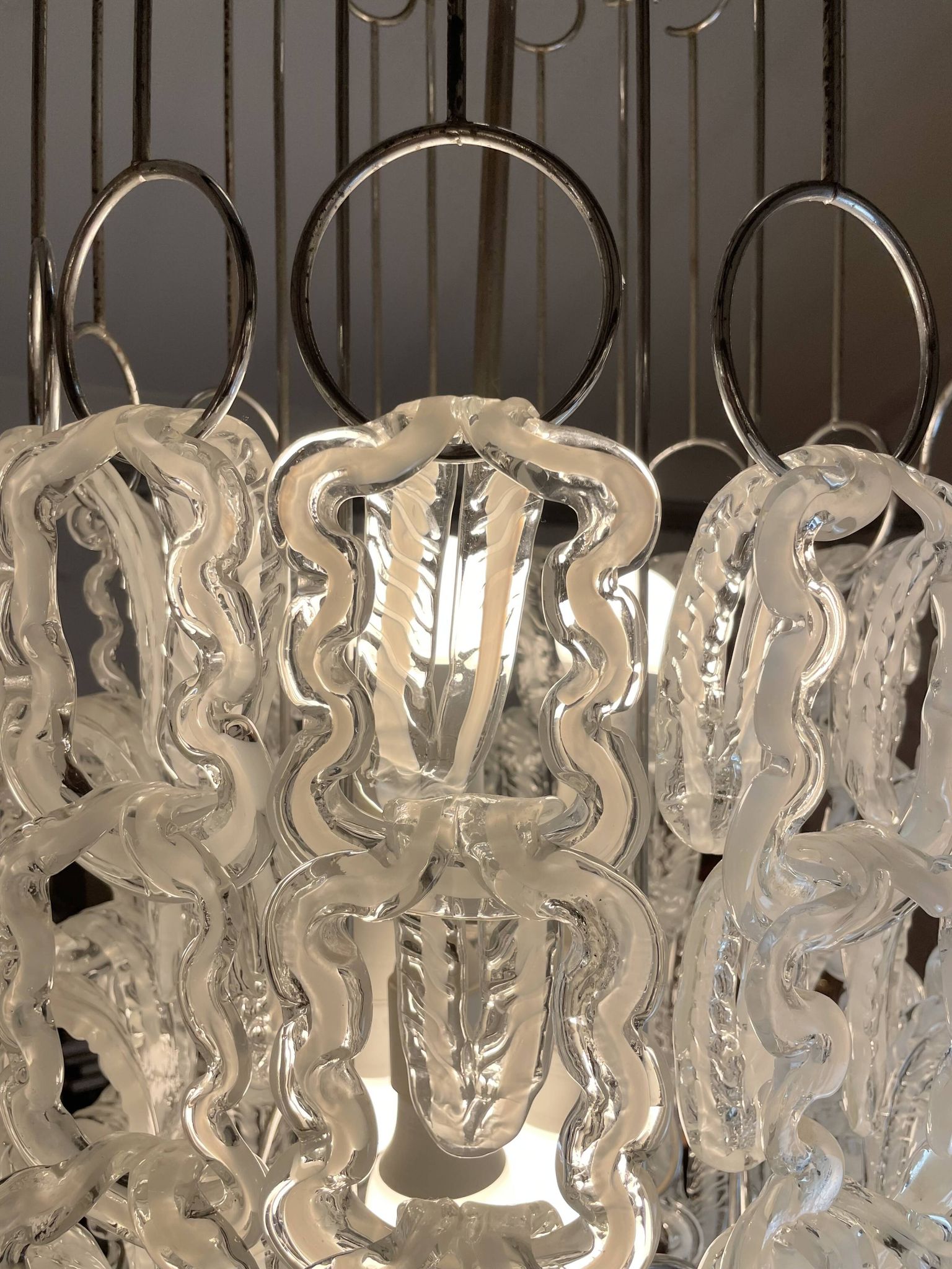 Murano Glass Chandelier, 1970s