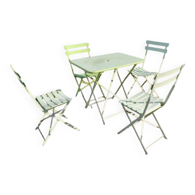 Salon de jardin fer des années 70/80