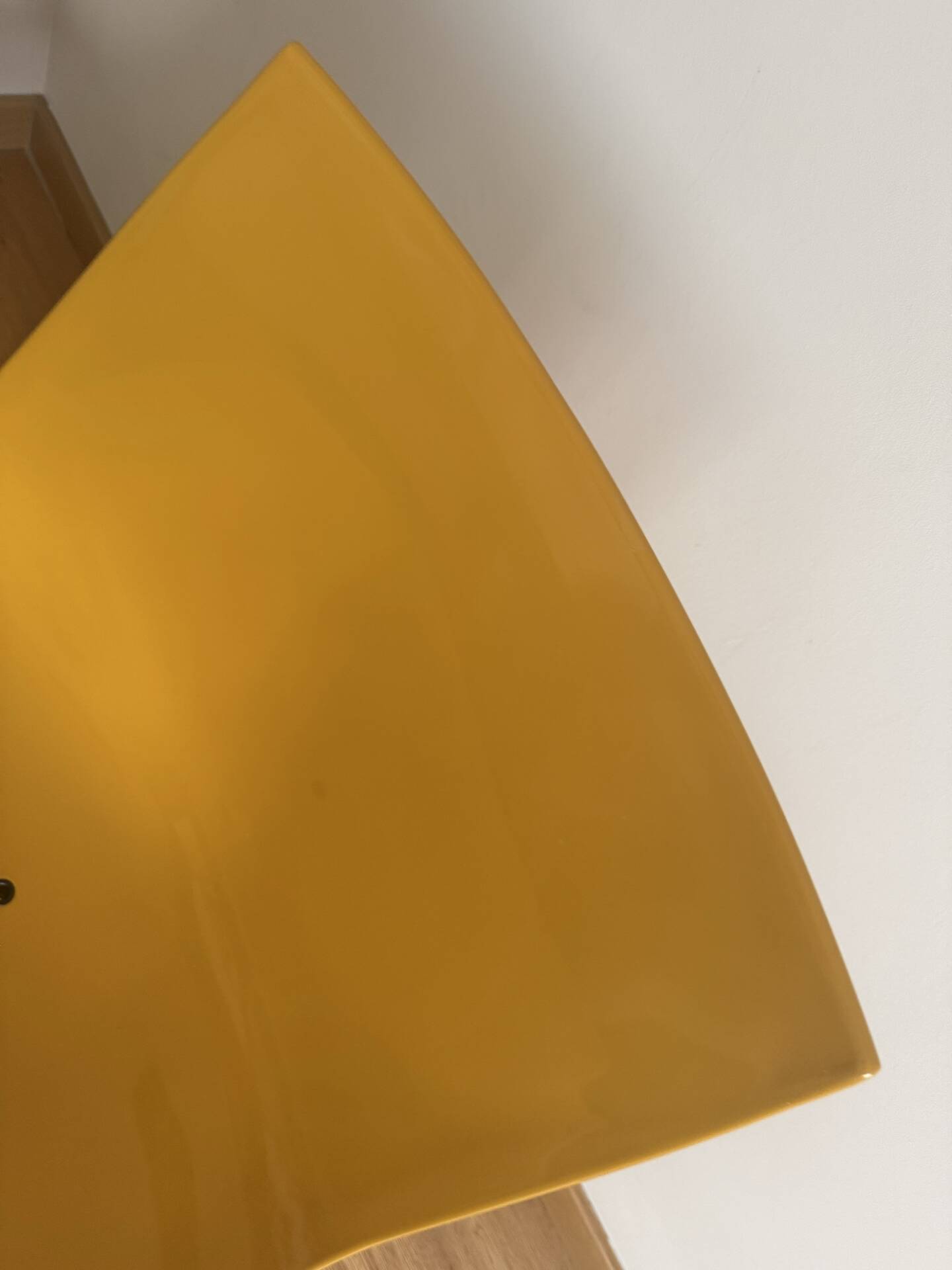 SIGN chair by Piergiorgio Cazzaniga for MDF Italia – Glossy yellow