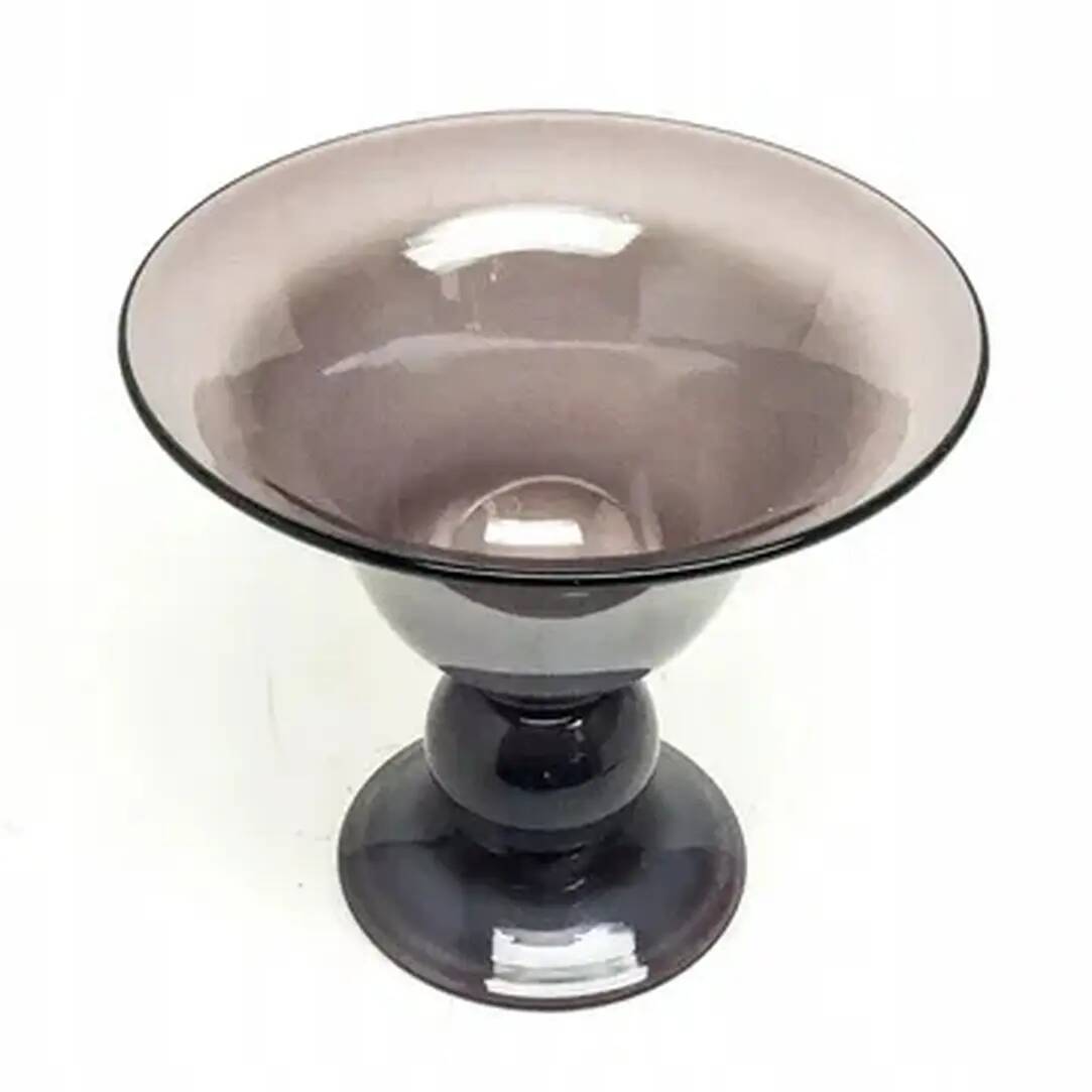 Postmodern vase, glass, design by J. Słuczan-Orkusz, Poland, 1970s