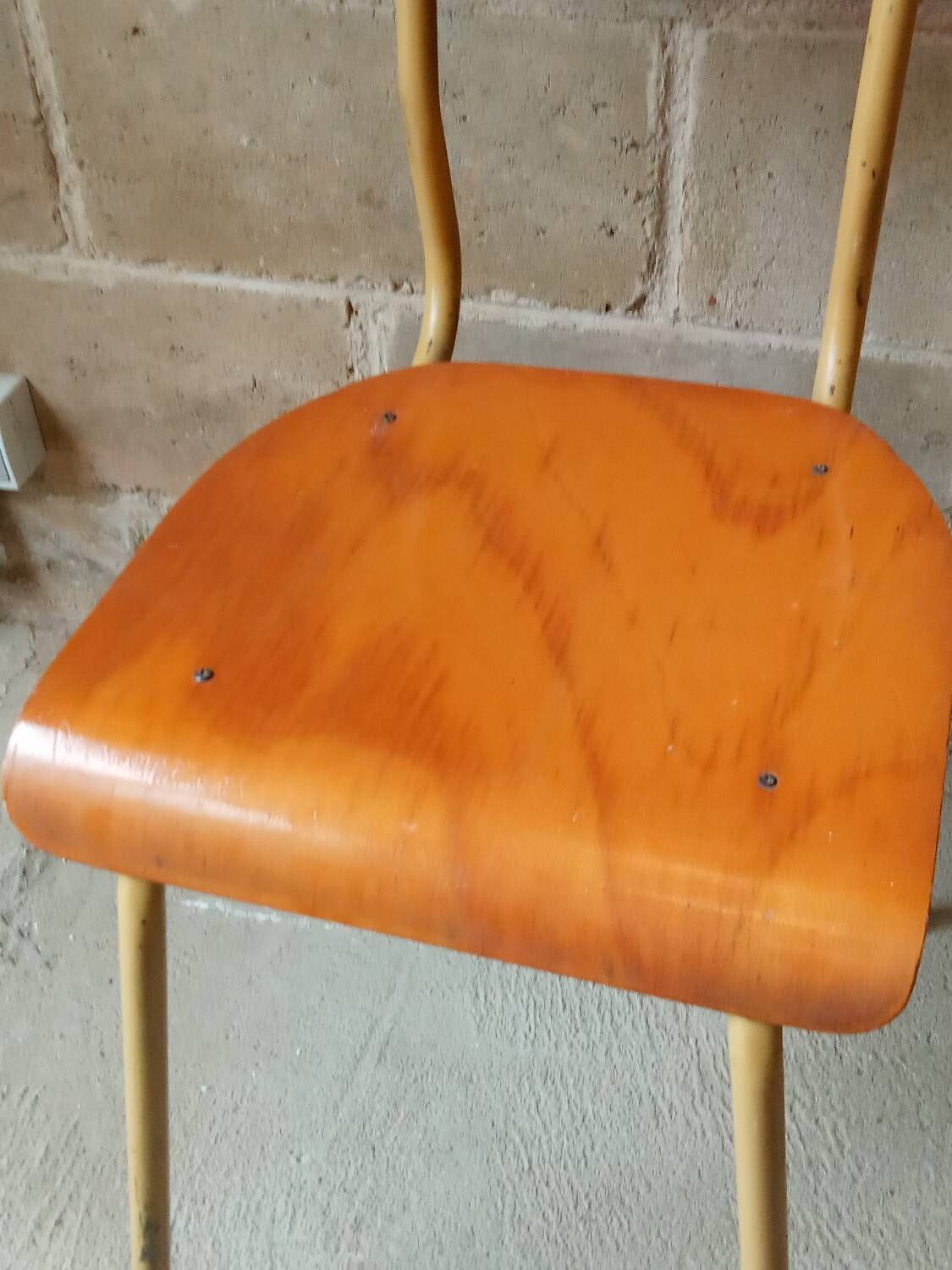 Pair of school chairs