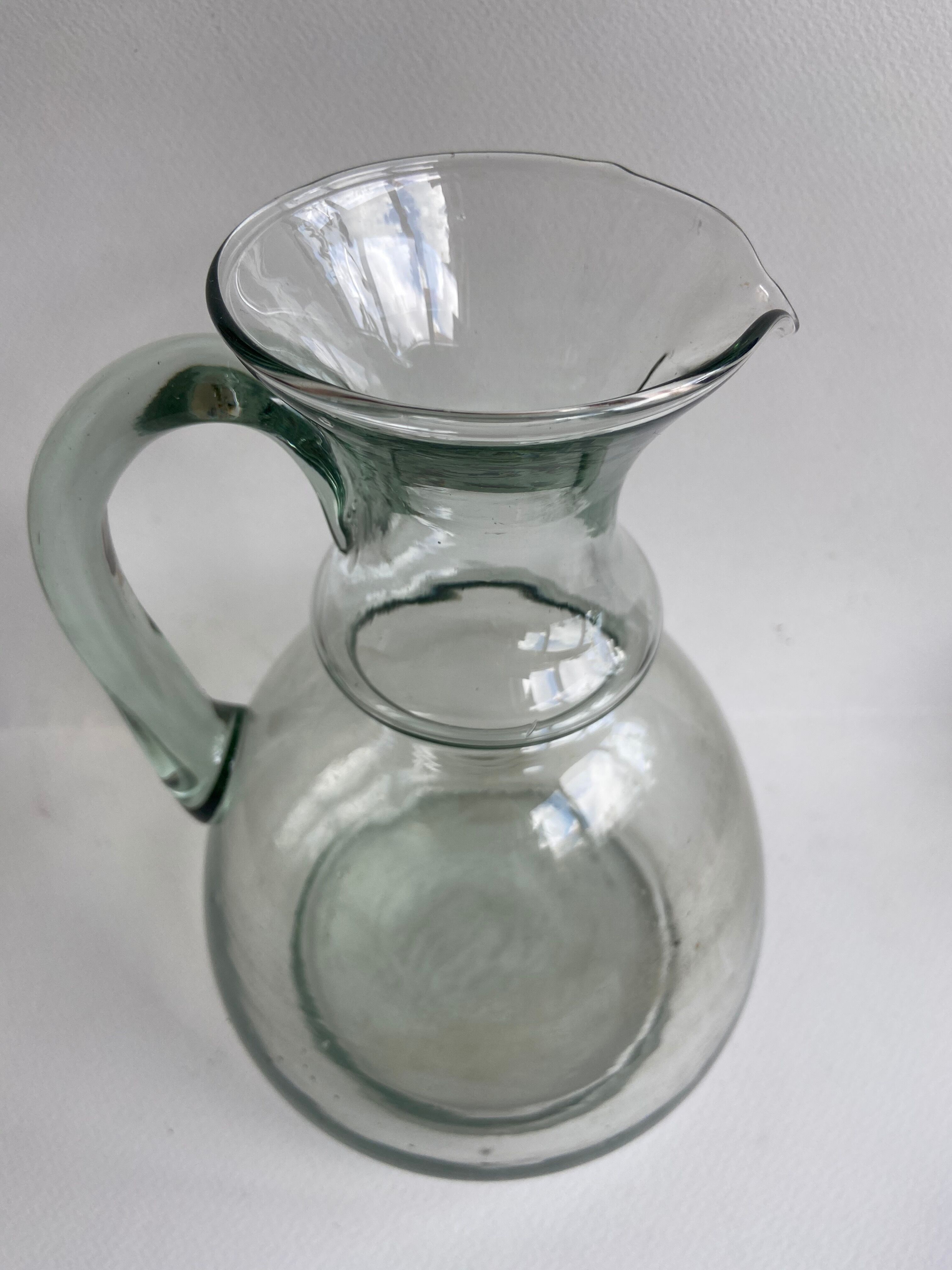 Glass pitcher