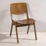 Vintage Thonet Dining Chairs (c.1950). Set of 6 pieces