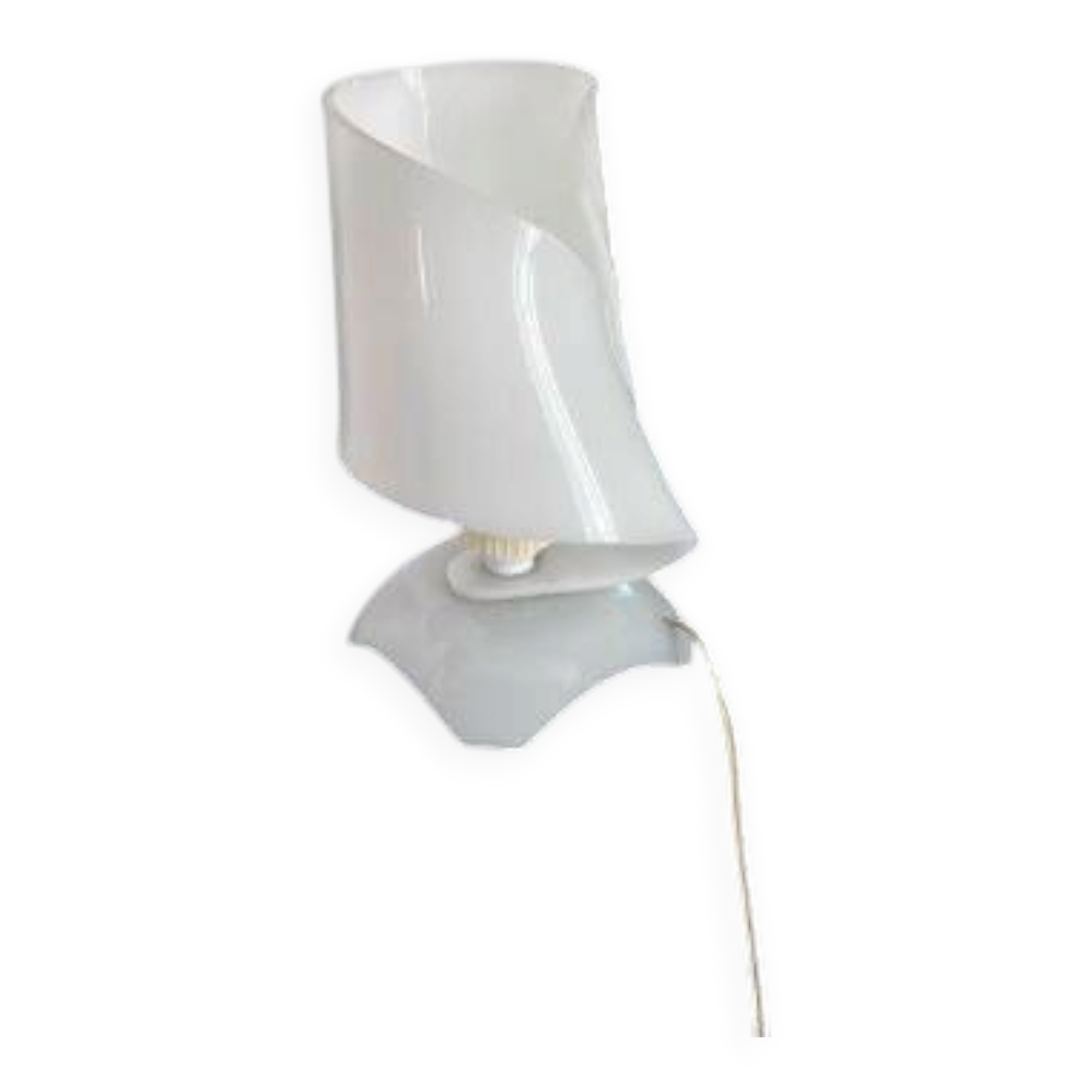 Small bedside lamp ribbon 60s 70s