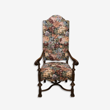 Fauteuil antique de style renaissance, 19ème siècle