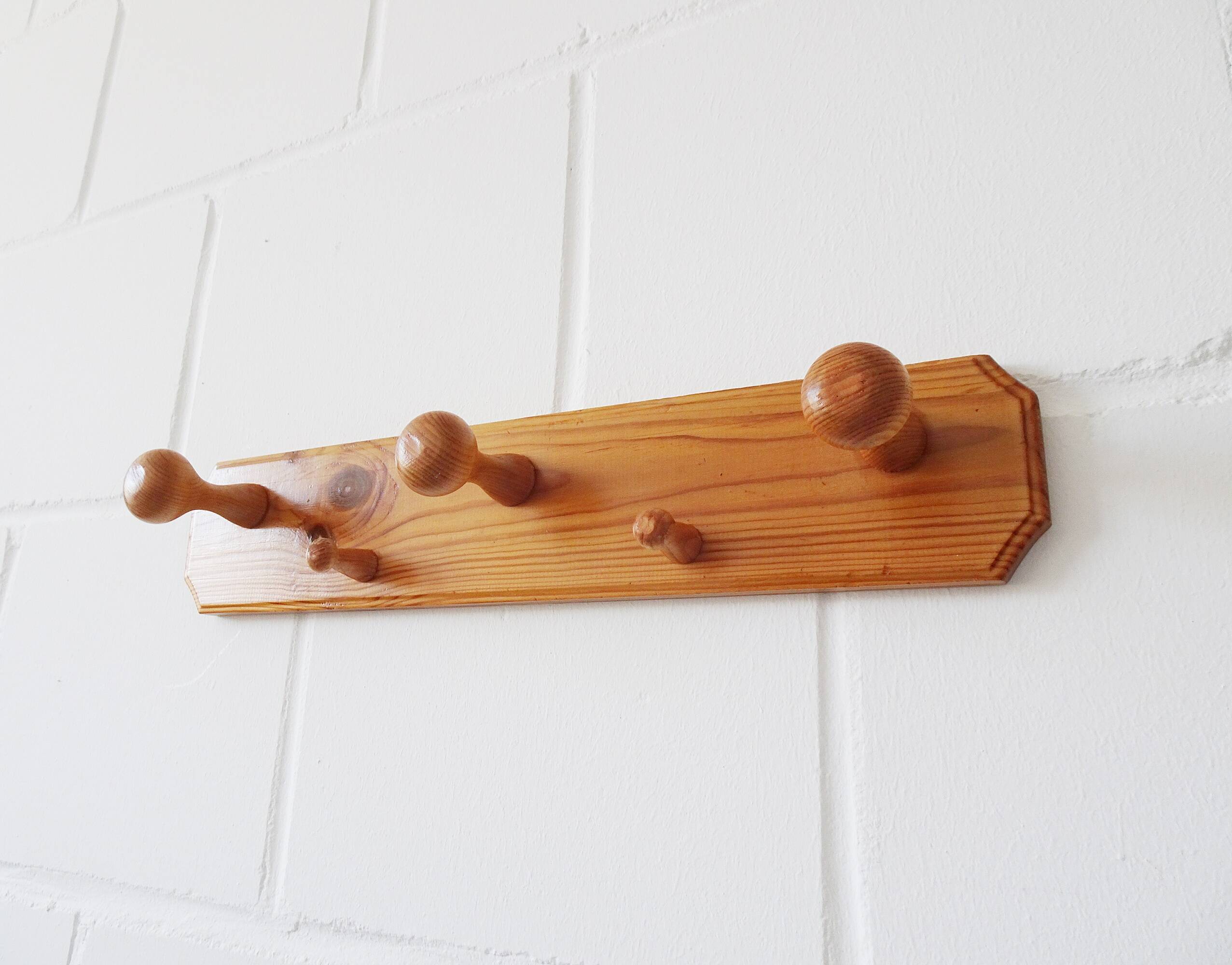 Coat rack pine wood